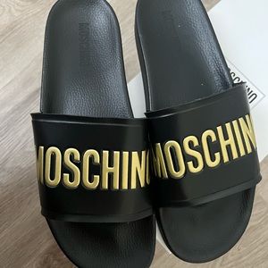 Moschino Men Black & Gold  (US Sz 12 or 12.5)